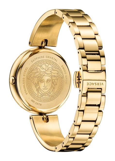 versace watch rose gold|Gold Versace watch women.